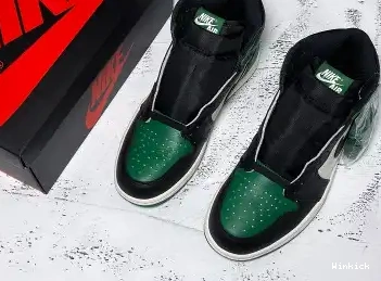 JORDAN PINE AIR HIGH 555088-302 NRG GREEN SAIL-BLACK 1 OG 0608
